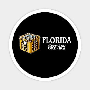 Vintage Vinyl Records - Florida Breaks Magnet